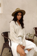 For Real Knit Jumper Beige