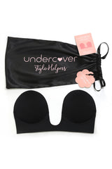 UNDERCOVER STYLE HELPERS Brallelujah Hidden Bra Black