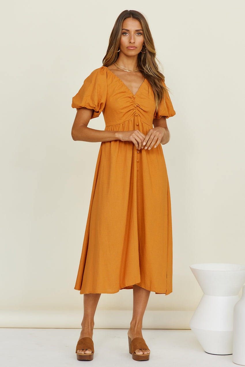 Sunlight Maxi Dress Tan