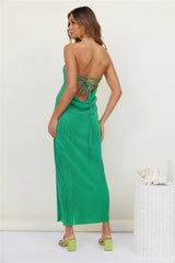 Thinking Of Dusk Maxi Dress Green