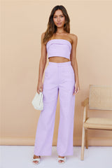 In Hindsight Pants Purple
