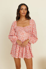 Sweet As Pie Romper Red