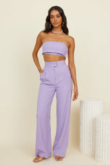 Solaris Crop Top Lilac