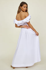 SEVEN WONDERS Savannah Maxi Skirt White