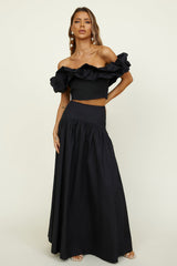 SEVEN WONDERS Savannah Top Black