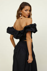 SEVEN WONDERS Savannah Top Black