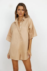 Lisbon Romper Brown