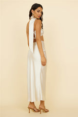 Sunset and Vine Maxi Skirt Champagne