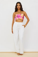 Tangerine Twist Pants White