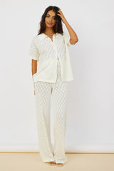 Angel Face Pants White