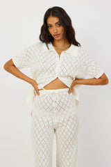 Angel Face Pants White