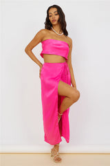 The Right Place Crop Top Pink