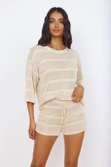SEVEN WONDERS Samia Top Sand