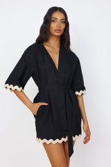 SEVEN WONDERS Harry Mini Dress Black