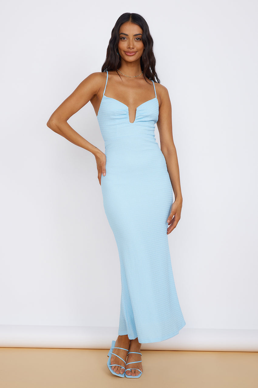 La Bella Vita Midi Dress Blue