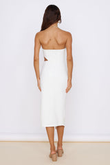 Love At First Sight Midi Dress White