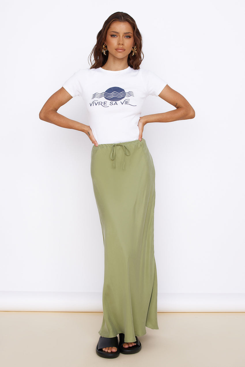 Dandelion Dreaming Skirt Sage