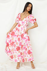 Sugar Rush Midi Dress Pink