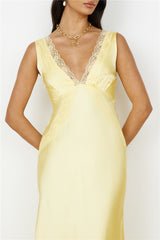 Dreaming Desire Maxi Dress Yellow