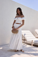 Sandy Shoreline Set White