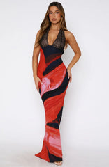 Beyond The Stars Maxi Dress Radiant Petal