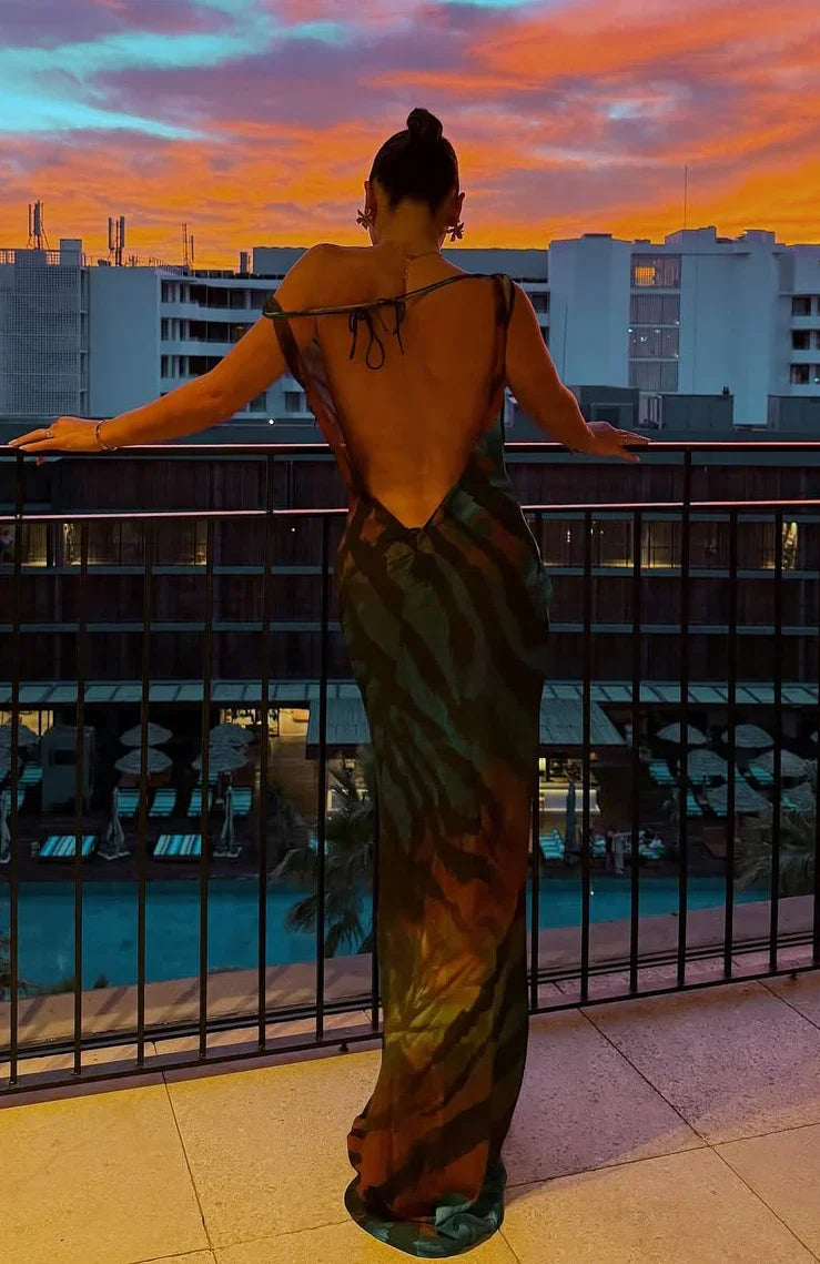 Amore Maxi Dress Teal Mirage