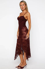 Darling Girl Midi Dress Port