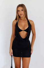 Better Than Revenge Mini Dress Black