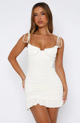 Ethereal Love Mini Dress White