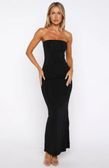 Platinum Maxi Dress Black