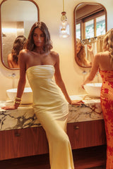 Moon Song Strapless Laced Back Dress Sun