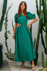 Ocherous Maxi Dress Green