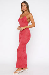 Trust Issues Maxi Dress Red