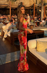 Falling Into You Maxi Dress Tropical Bloom