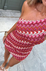 Go Loco Mini Dress Berry