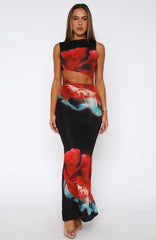 Scared To Start Maxi Dress Fire Lily