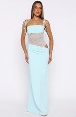 Compliment Me Maxi Dress Baby Blue
