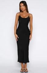 She's For Keeps Maxi Dress Black