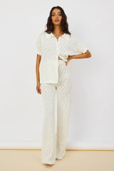 Angel Face Pants White