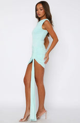 Make Them Jealous Mini Dress Ice Blue