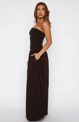 Take Back Maxi Dress Chocolate