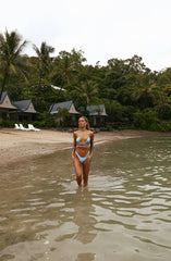 Nocturnal Soul Swim Top Sky