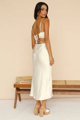 Waiting For You Maxi Dress Champagne