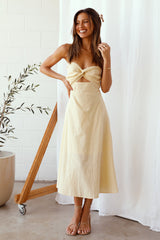 My Advice Maxi Dress Yellow