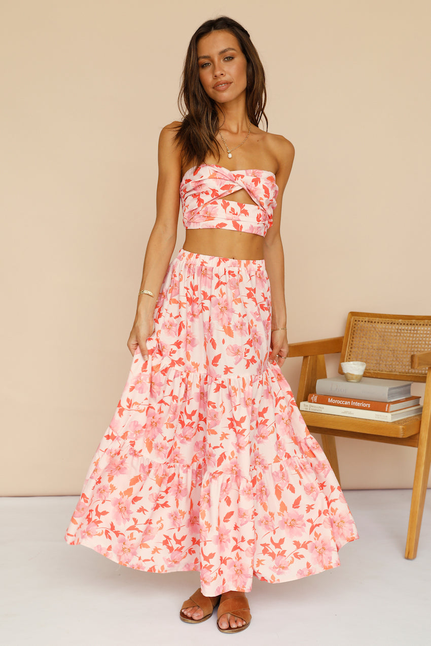 Secret Message Maxi Skirt