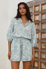 Free As A Bird Romper Sage