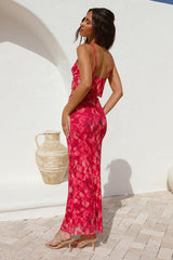 Waiting On You Maxi Skirt Red