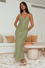 Following My Heart Maxi Dress Sage