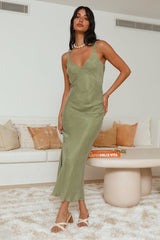 Following My Heart Maxi Dress Sage