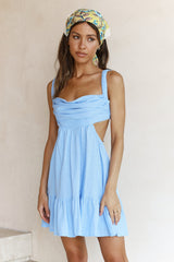 Open Conversations Dress Blue